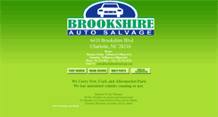 Desktop Screenshot of brookshireautosalvage.com